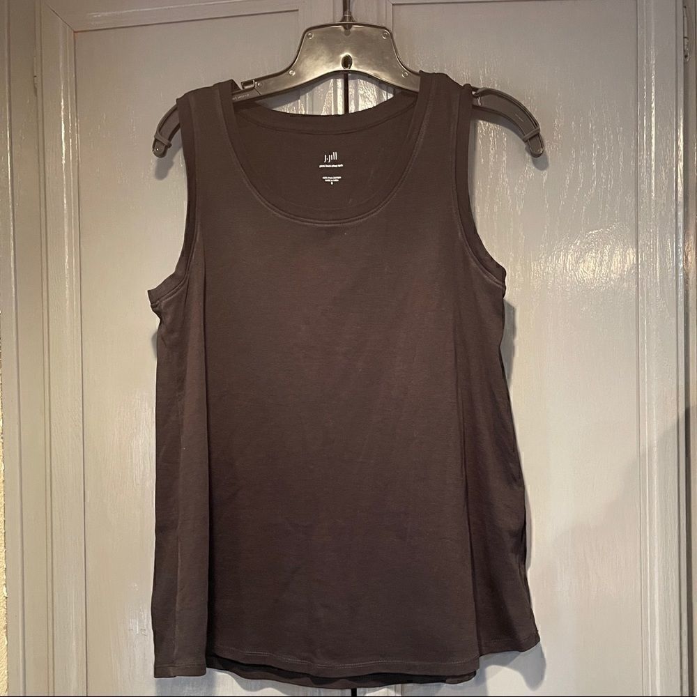 J. Jill  Pima Back-Pleat Tank